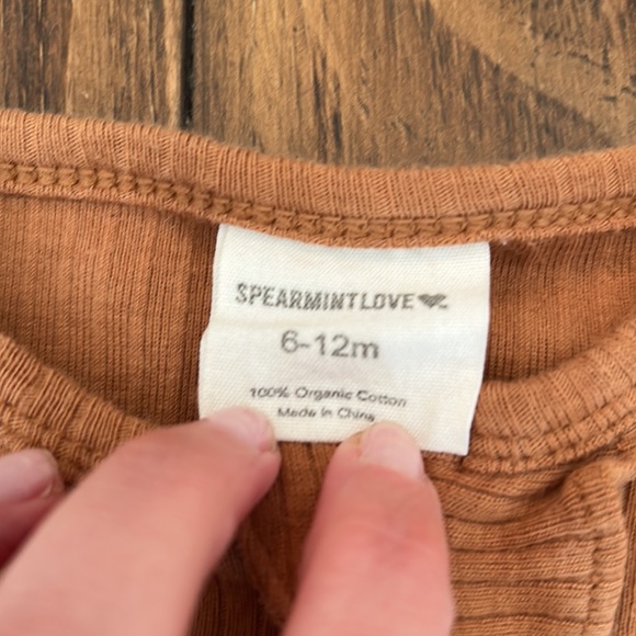 Spearmint Love Romper Ruffle Butt Baby 6-12 Months Girl - Picture 2 of 4